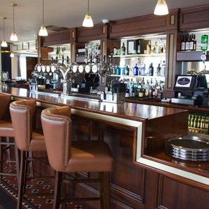 Waterfront Hotel Dungloe in Dungloe, image may contain: Furniture, Chair, Bed, Bedroom