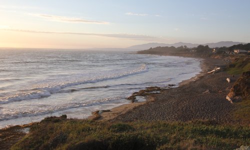 Moonstone Beach at Sunset