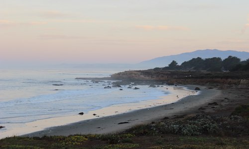 Early Morning on Moonstone Beach