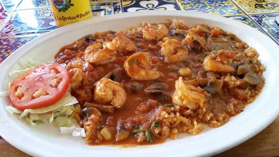 Arroz Con Camarones - very yummy. If you like shrimp then I highly recommend this dish.