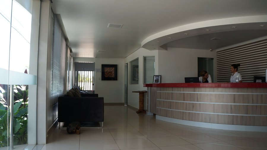 Hall de entrada do hotel