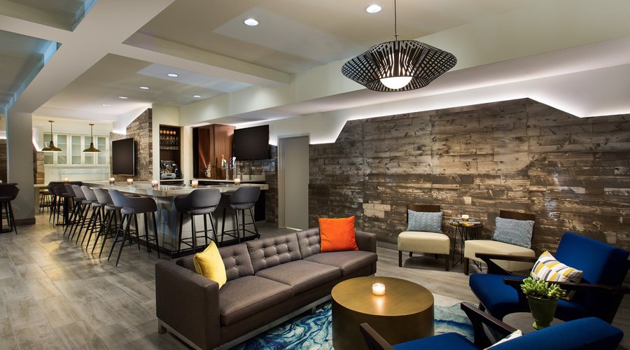 Unwind at the Pavilion Lounge. Enjoy a drink, cozy up on a couch, and socialize with friends.