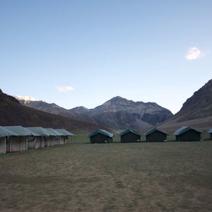Sunset in the Sarchu Valley