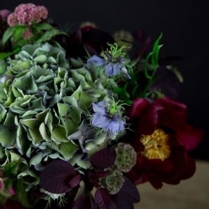 It's all about colour and texture, flowers give us so much to work with