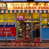 YARRAGON MILK BAR AT NIGHT
