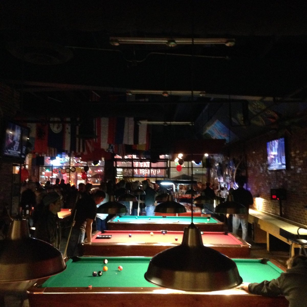 Pool tables in the bawl room at 360 MALL  Pool table, Entertaining,  Billiard table