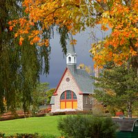 Just as beautiful in Autumn..the church at Grand Pre