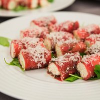 Rollitos de salmón