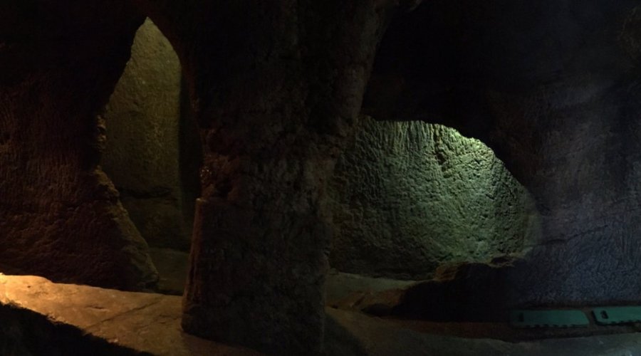 Panorama of one of the many "rooms" in the cove