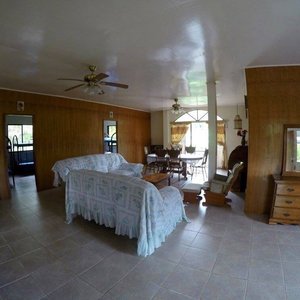First Guest and view of the hostel