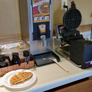 Waffles for brekky