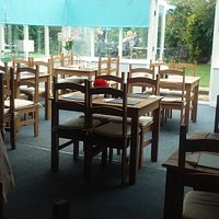 extensive dining area