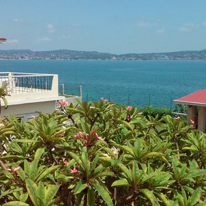Ocean View garden, rooms and gazebo