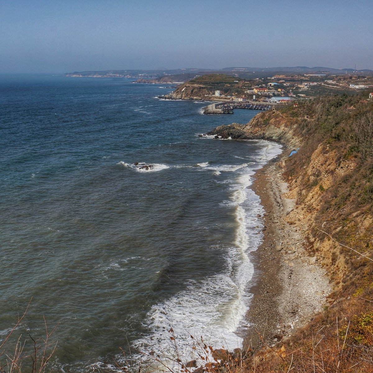 Желтое море граница