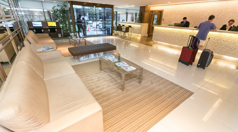 Lobby at the Hotel Atlantico Rio