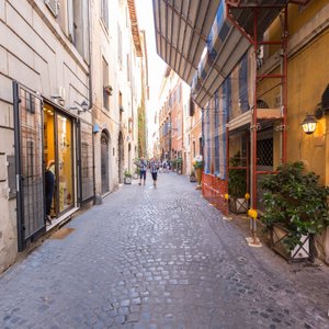 Street at the Casa de'Coronari - Design Rooms Library