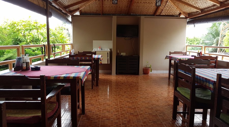Upper floor seating area