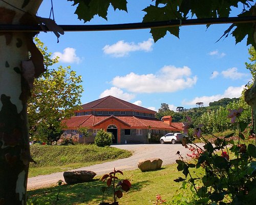 Bento Goncalves, Brazil - July 11, 2019. Company Sign On A Wood Wall With  The Casa Vanni Name, A Countryside Restaurant Near Bento Goncalves. A  Friendly Country Town Famous For Its Wine