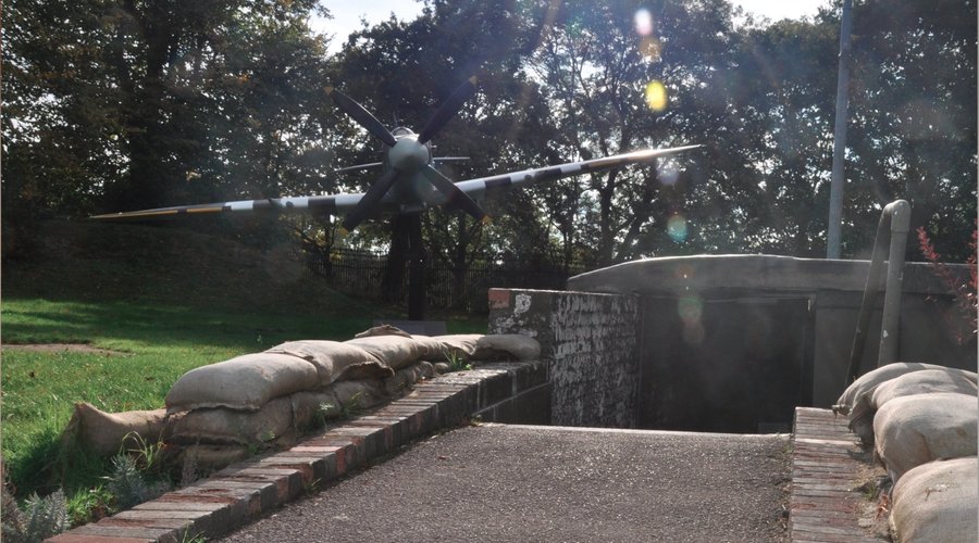 Entrance to the bunker