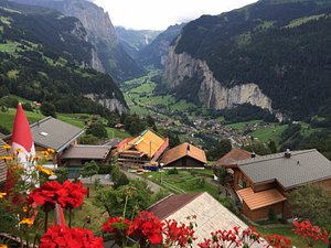 Wengen Village, Berner Oberland, Suíça quebra-cabeça em Quebra