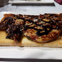 tosta de foie fresco