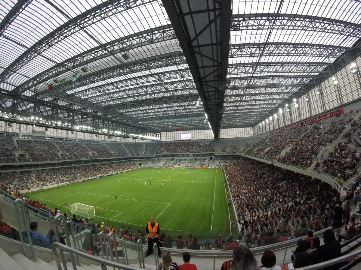 Curitiba Stadionpostkarte Arena da Baixada vor Umbau Brasilien