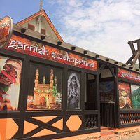 The Garnish restaurant in the middle of town