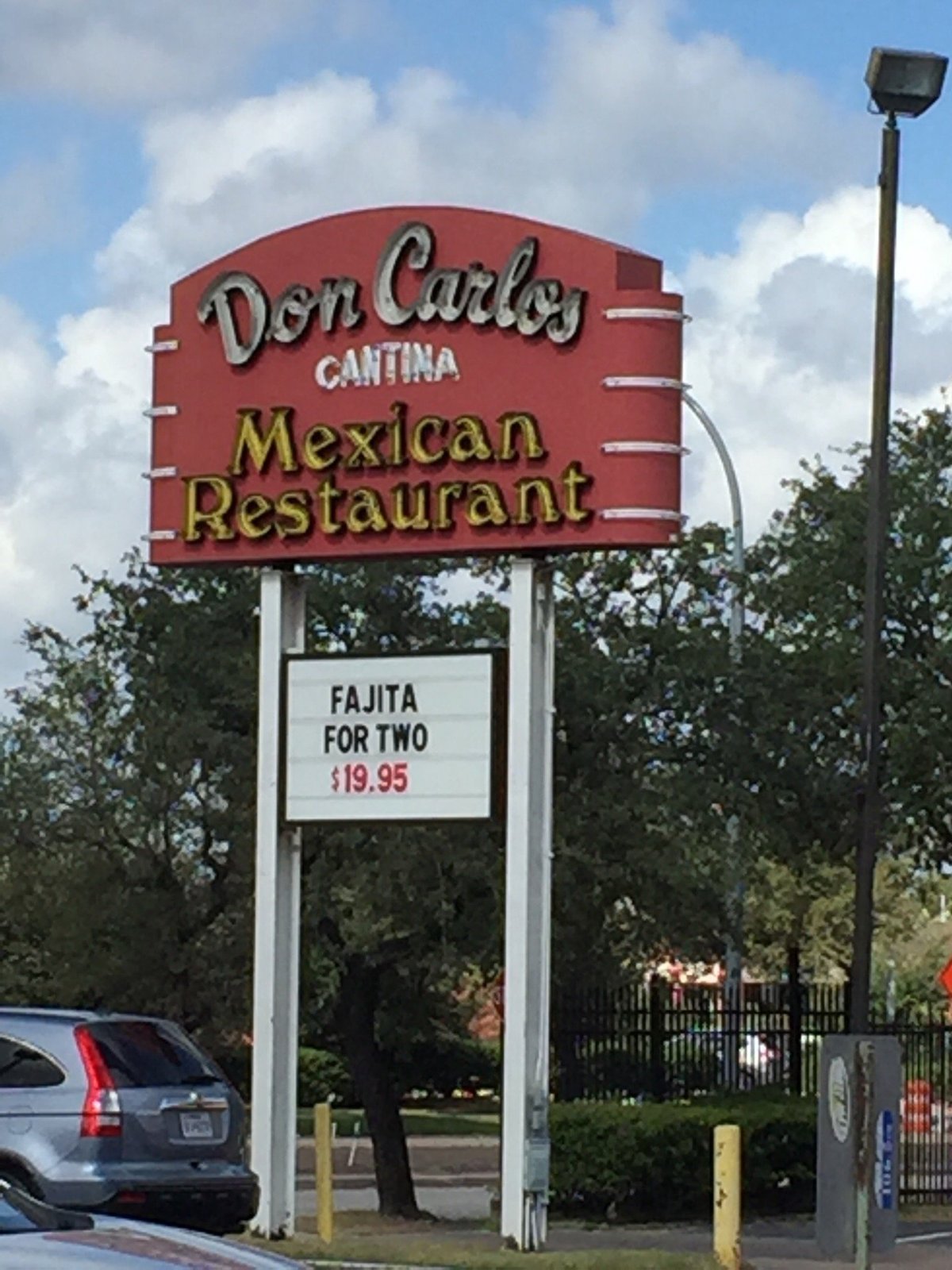 DON CARLOS MEXICAN RESTAURANT BROADWAY ST, Houston - Menu, Prices ...