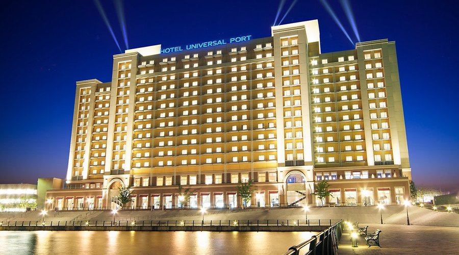 Hotel Exterior at night