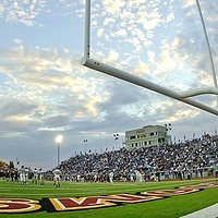 Redman Stadium on game day.