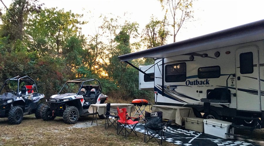 Our campsite at Wind Rock!