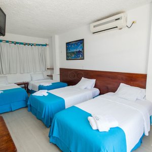 The Quadruple Room at the La Gran Tortuga