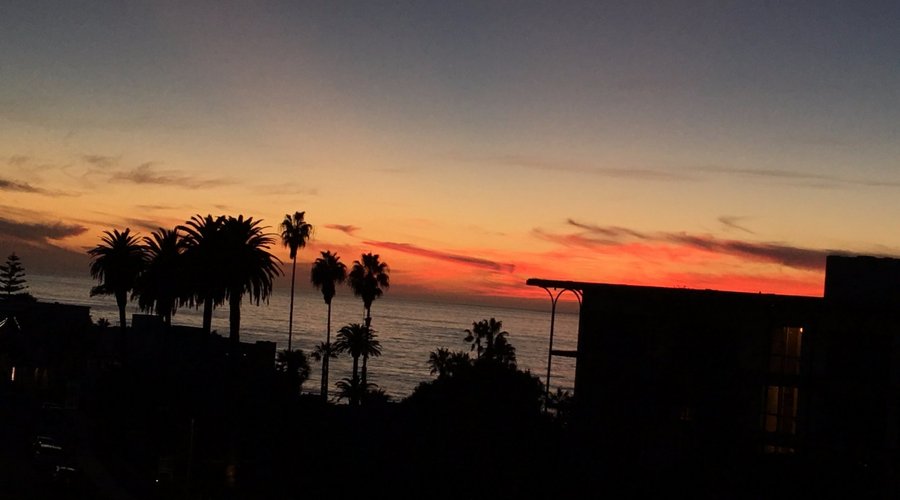 View from our balcony