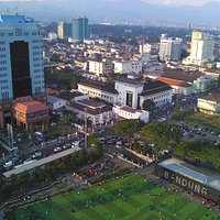 Bandung City Square (Alun-alun), around the office buildings, at the heart of Bandung city