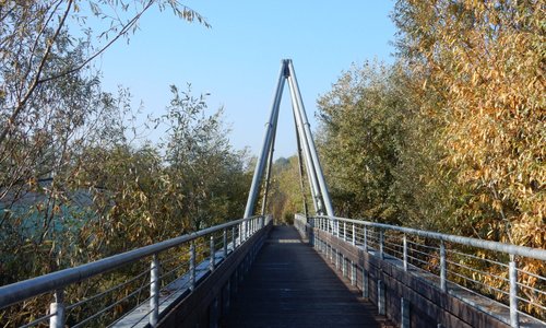 Passerella ciclopedonale sulla Dora 
