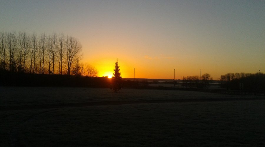 Sunrises over Krazygolf.