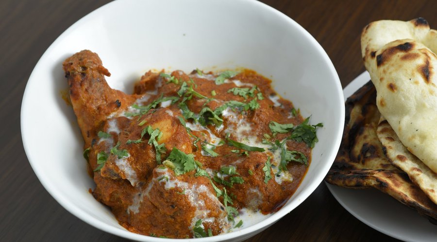 Butter chicken with Butter nun