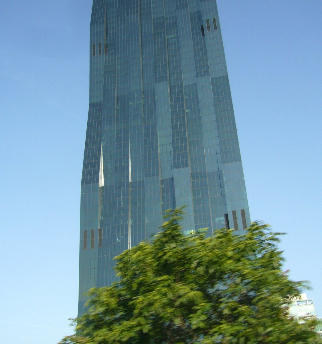 Dc tower. White Tower Hotel in Vienna.