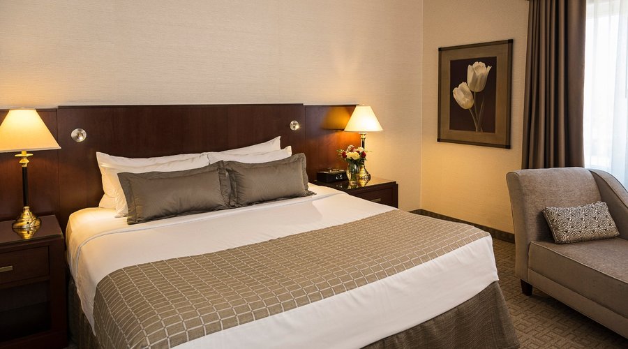 Beautiful corner room with views of Confederation Park and Elgin Street and War Memorial