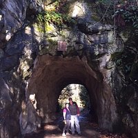 tunnel near top of Sehome hill
