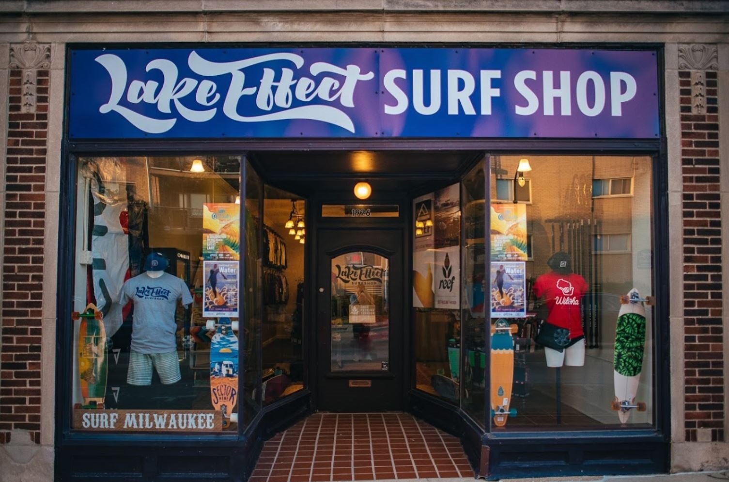 Lake effect store surf shop