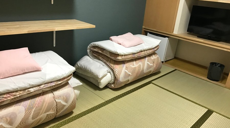 フジビュールーム和室６畳【中央禁煙館 富士】（和布団）<Japanese-Style Twin Room with Shared Bathroom - Non-Smoking>