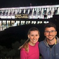 Iluminação Barragem. Fotógrafo Adenesio Zanella