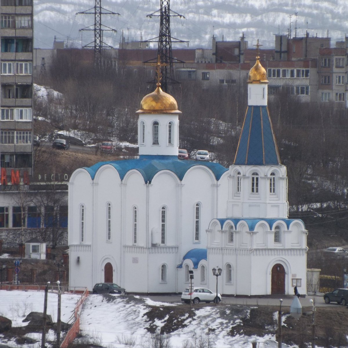 Высота церкви спаса на водах в мурманске