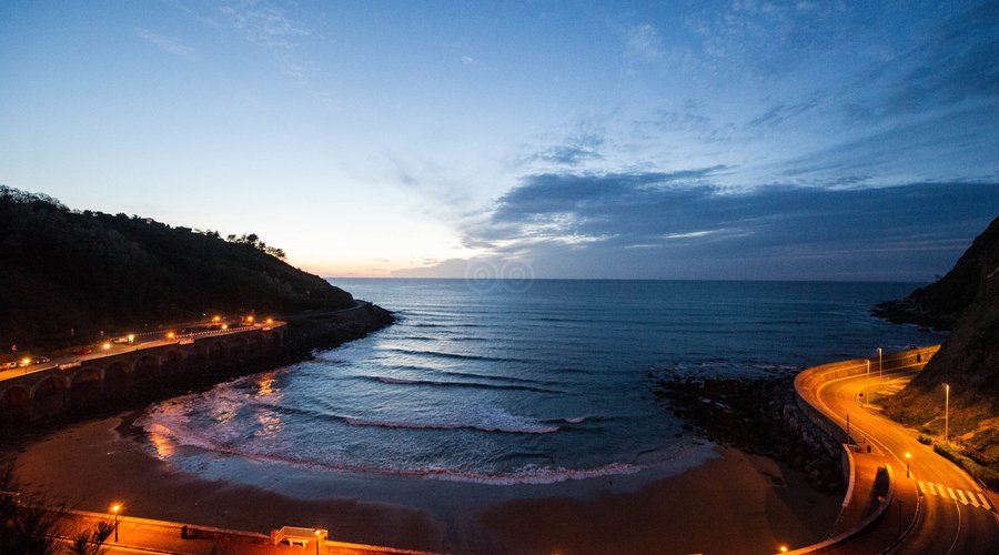 Terrace at the Hotel Itxas Gain Getaria