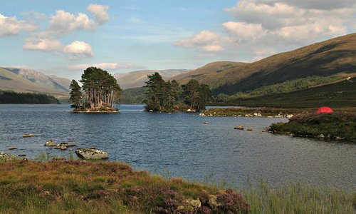 Where guests once waited for the steamer to take them down Loch Ossian to the shooting lodge