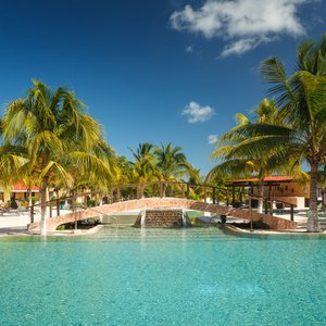 View from the edge of the pool