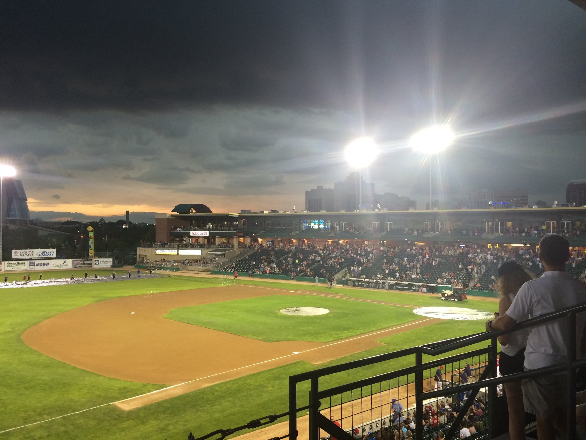 2022 Shaw Park   Game Delay As The Storm 