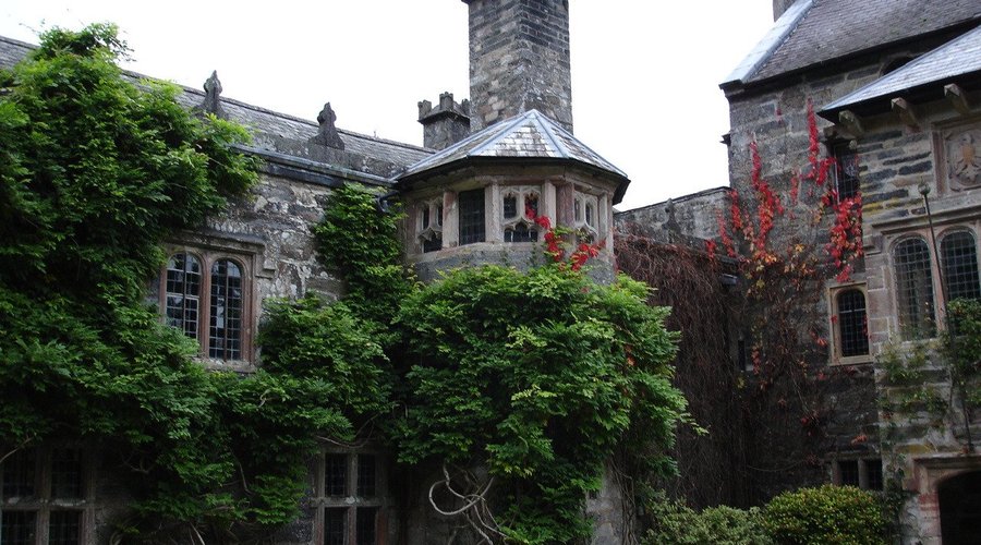 The front of Gwydir castle.