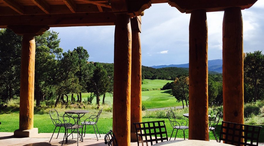 The view from the patio at Paa-ok. 
Great back drop for photo shoots.